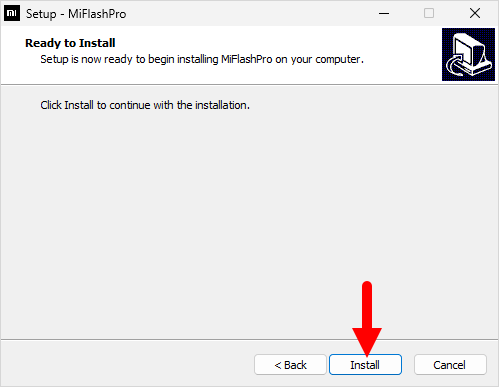 Mi Flash Pro Setup Install